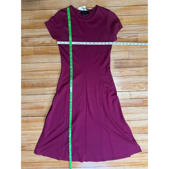 Hatch | NWT The Virginia Seamed Maternity Dress in Berry | Size 1 - Picture 14 of 14